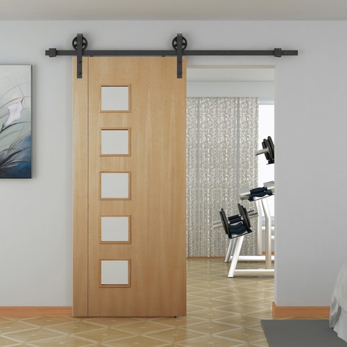 Essential Home Supply 200cm Big Wheel Sliding Barn Door Hardware