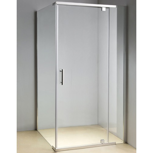 Framed Safety Glass Pivot Door Shower Screen Temple & ster