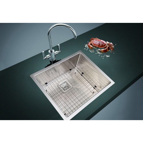 Round Handmade Single Stainless Steel Kitchen Sink