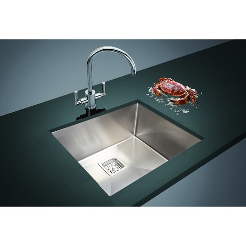 Round Handmade Single Stainless Steel Kitchen Sink