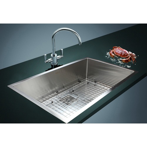 Round Handmade Single Stainless Steel Kitchen Sink