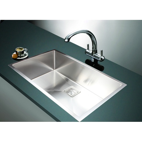 Round Handmade Single Stainless Steel Kitchen Sink