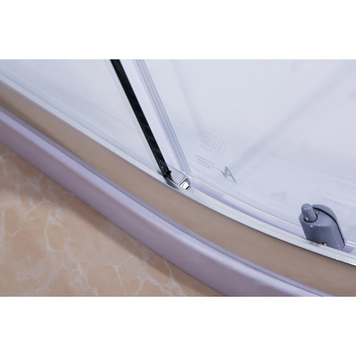 Curved Titan Glass Sliding Shower Screen