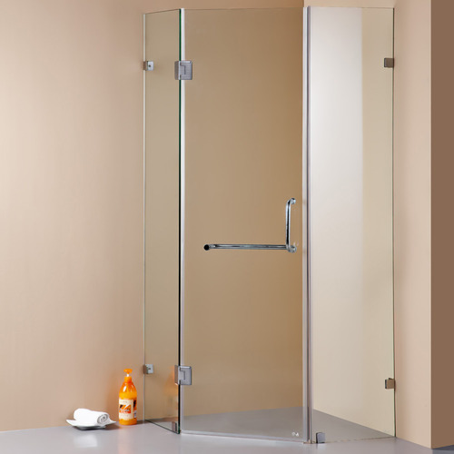 Diamond Glass Shower Screen