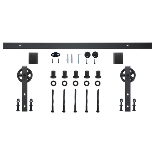 200cm Sliding Barn Door Hardware Kit | Temple & Webster