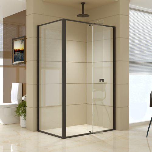 Semi-Frameless Double Panel Shower Screen