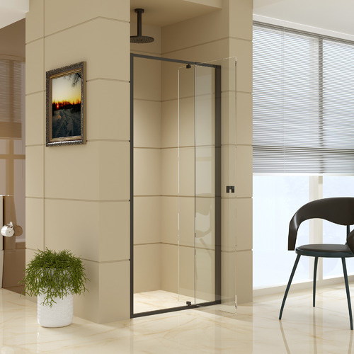 Semi-Frameless Front Panel Shower Screen