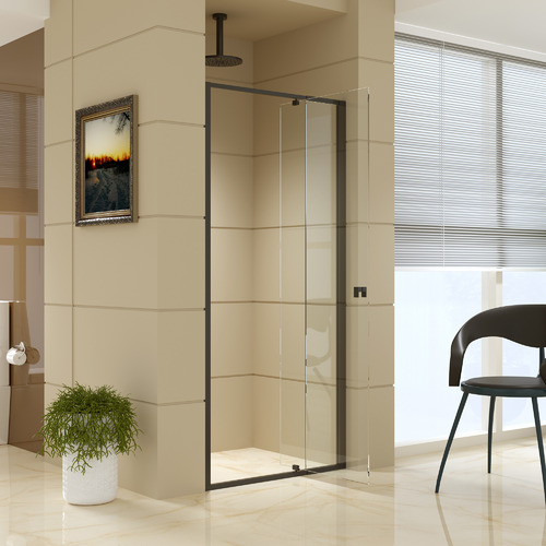 Semi-Frameless Front Panel Shower Screen