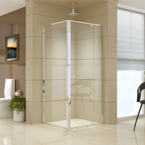 90cm Lapis Glass Shower Screen