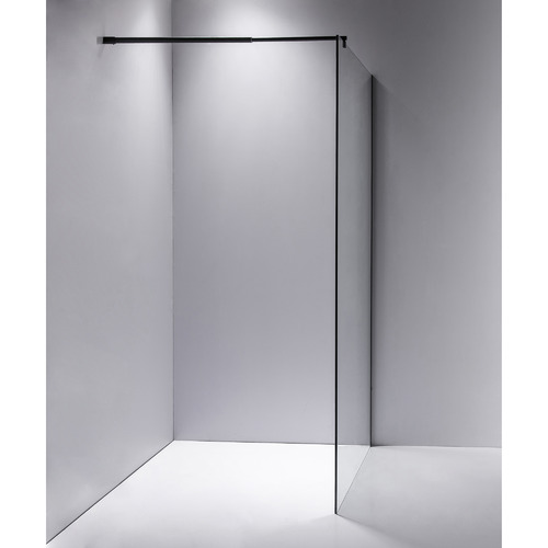 Round Framed Amethyst Glass Shower Screen