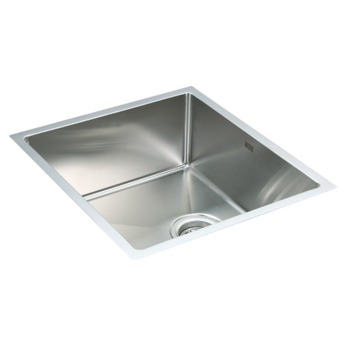 H21cm Rounded Corner Single Kitchen Sink Bowl
