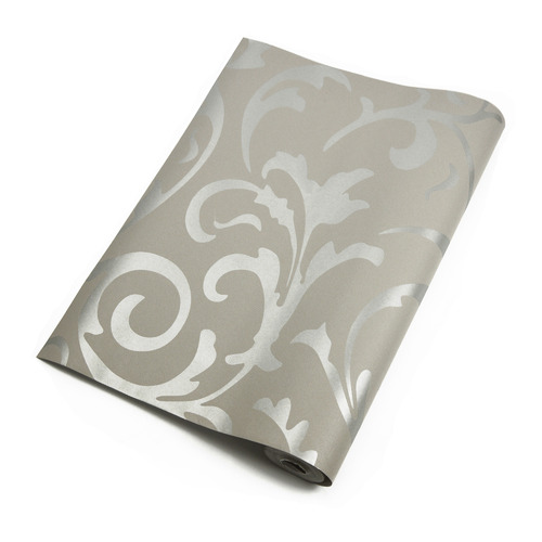Silver Flower Wallpaper