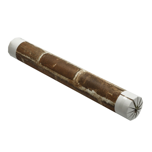 Brown Faux Brick Wallpaper