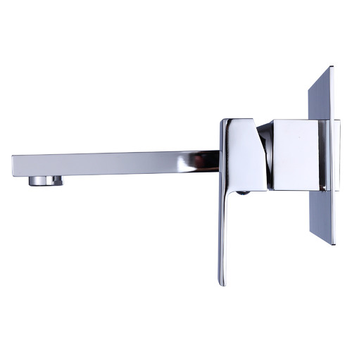 Rectangular Bath Wall Mixer Tap