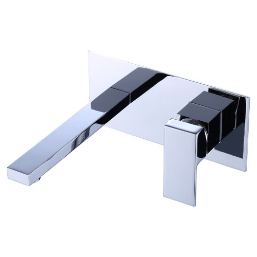 Rectangular Bath Wall Mixer Tap