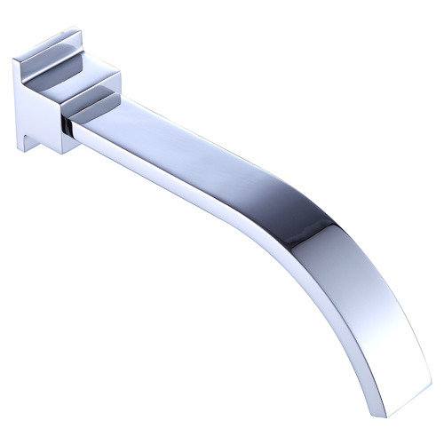 Curved Wall Mounted Bath Spout