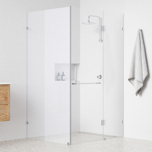 Elite Glass Shower Screen with Square Handle