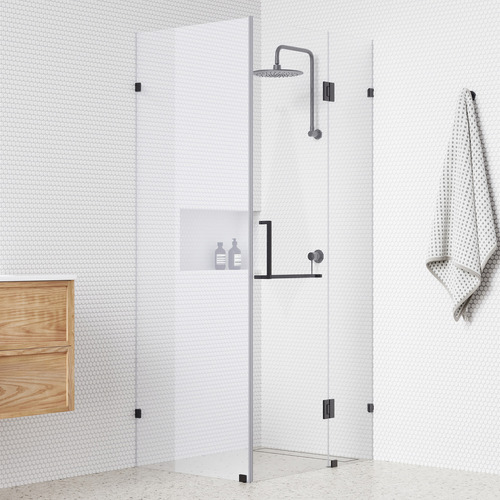 Elite Glass Shower Screen with Square Handle