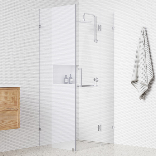 Elite Glass Shower Screen with Square Handle