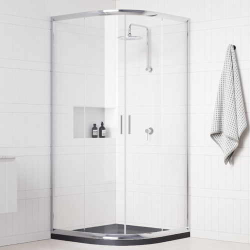 Curved Rapid Glass Sliding Shower Screen