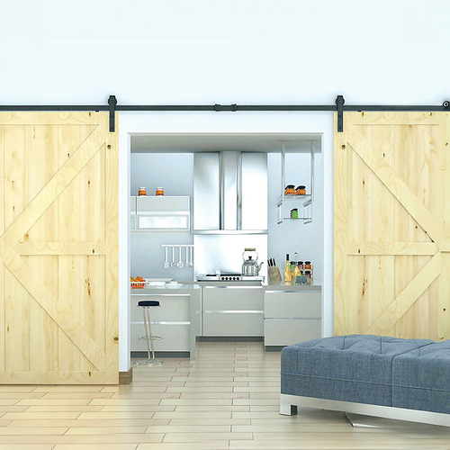 360cm Sliding Barn Door Hardware Kit