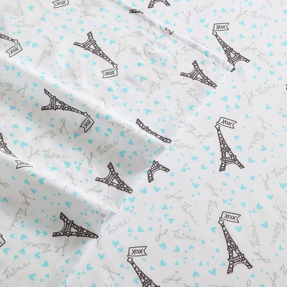 Je Taime Paris Sheet Set