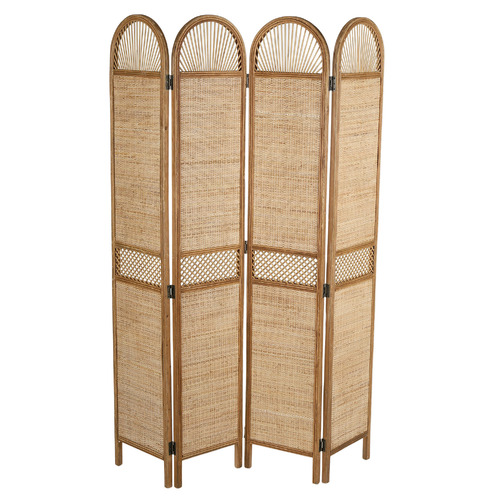 Hub Living Clayton Rattan Room Divider Temple & ster