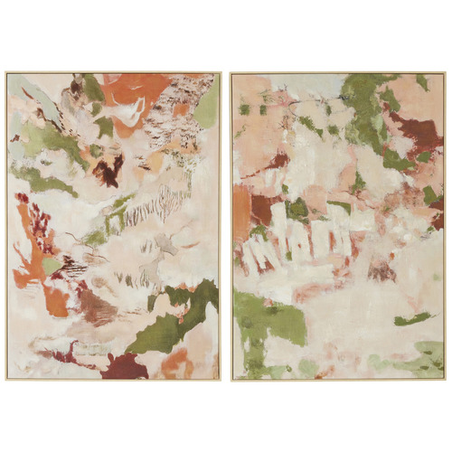 2 Piece Coen Framed Printed Wall Art Set