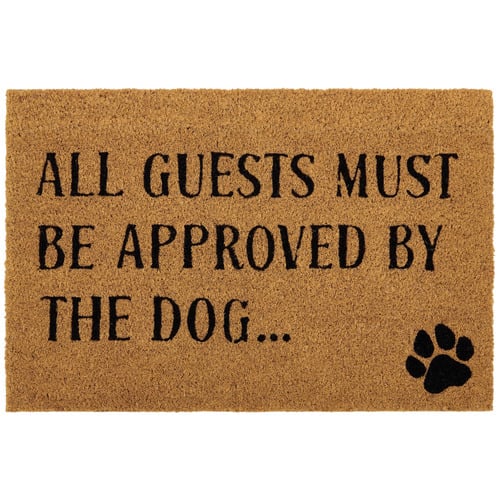 Guests Must Be Approved Coir Doormat