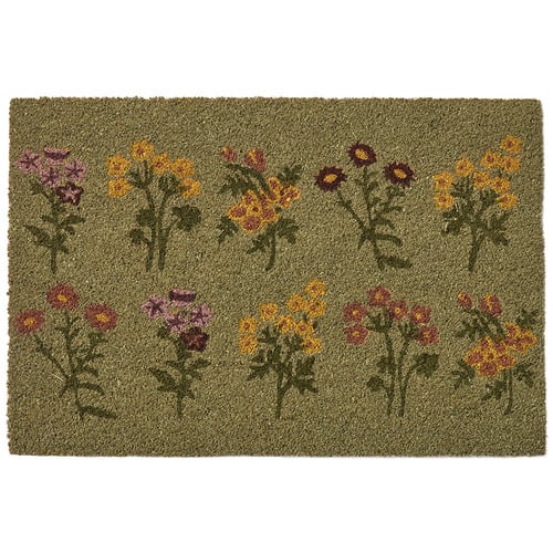Wildflowers Coir Doormat