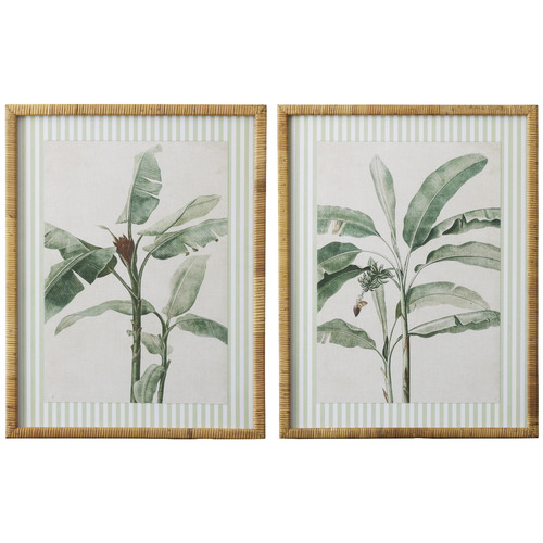 2 Piece Grenada Framed Printed Wall Art Set