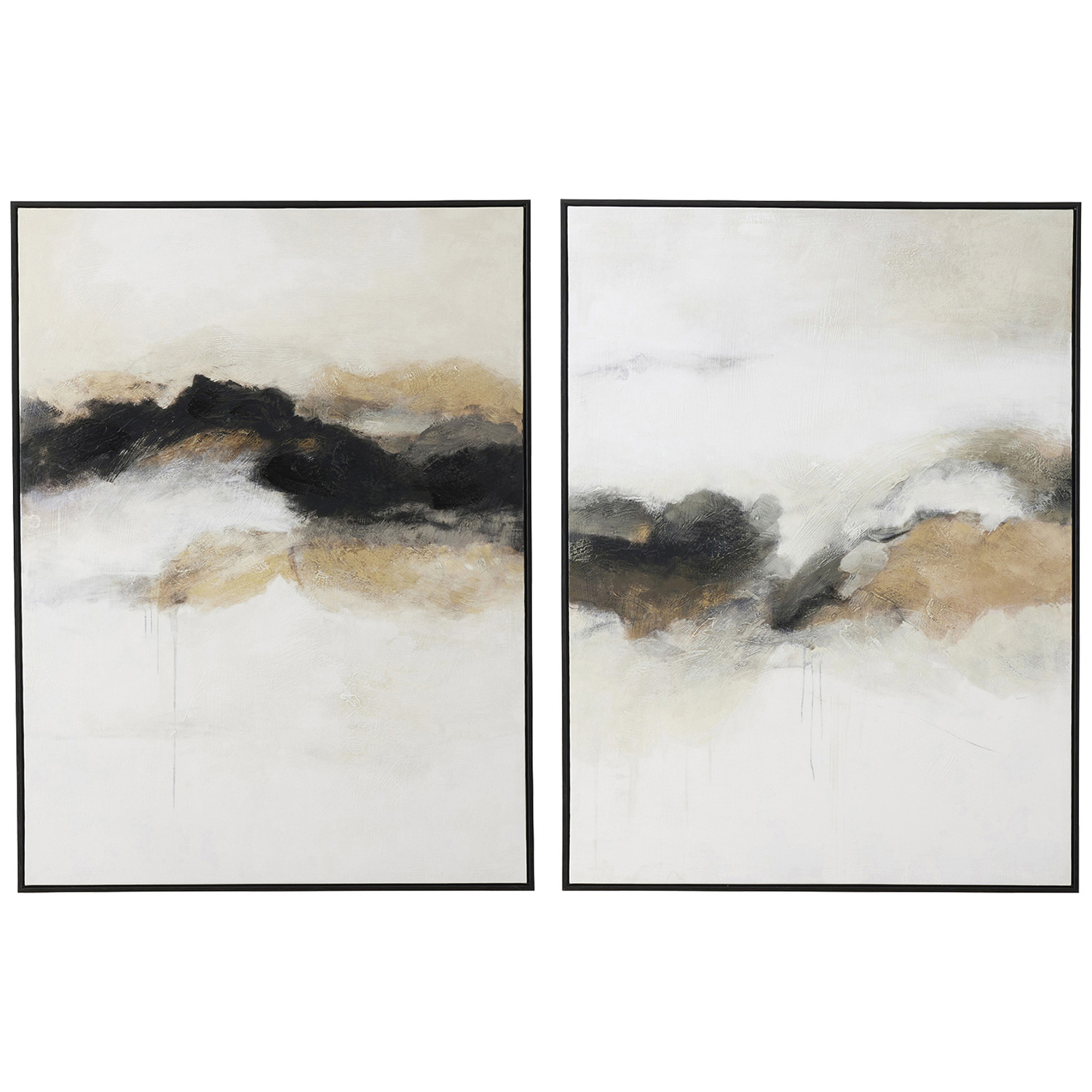 2 Piece Ole Framed Printed Wall Art Set