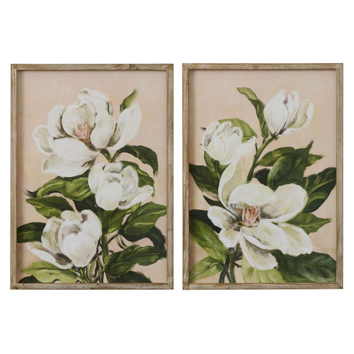 2 Piece Aurora Framed Printed Wall Art Set