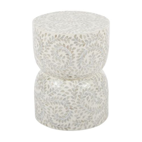 Kairo Capiz Inlay Accent Stool