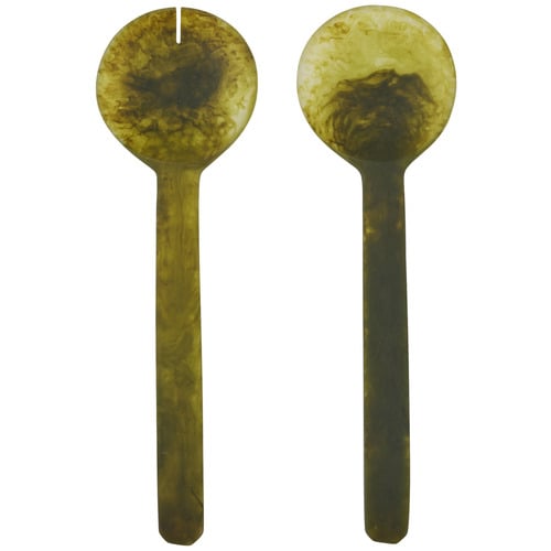 2 Piece Variel Resin Salad Server Set
