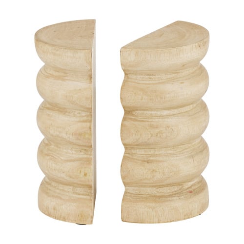 Olina Mango Wood Bookends