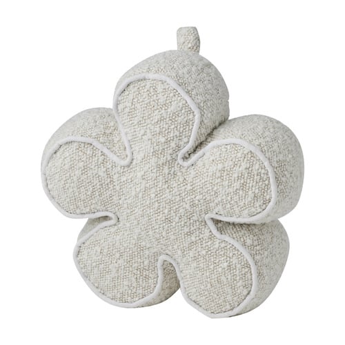Mia Ivory Boucle Daisy Doorstop