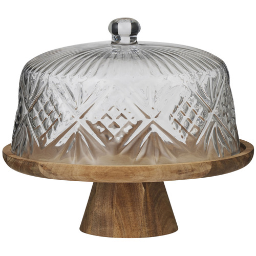 Caelan Footed Cake Stand with Dome