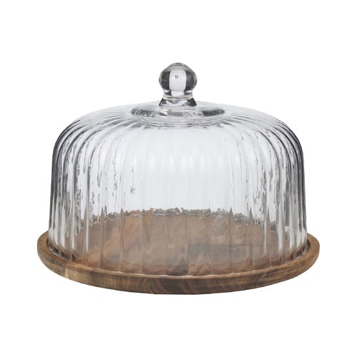 Renzo Cake Serving Tray with Dome