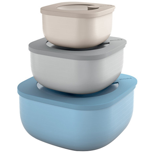 3 Piece Store & More Shallow Containers Set