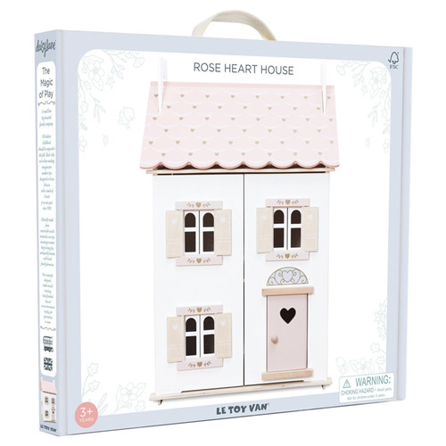 Le Toy Van Rose Heart Dollhouse