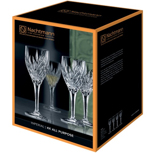 Nachtmann Imperial Wine Glasses Temple & ster