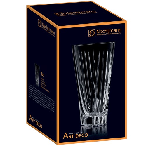Nachtmann Nachtmann Art Deco Crystal Vase Temple & ster