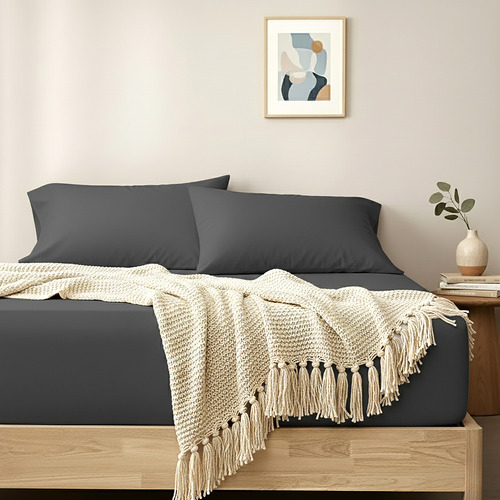 Nilda 400TC Egyptian Cotton Fitted Sheet Set