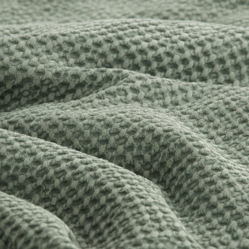 Moss Waffle Arwen Cotton Comforter Set