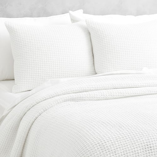 Ivory Waffle Arwen Cotton Comforter Set
