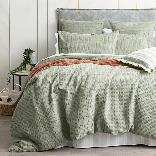 Sage Armani Cotton Blend Quilt Cover Set
