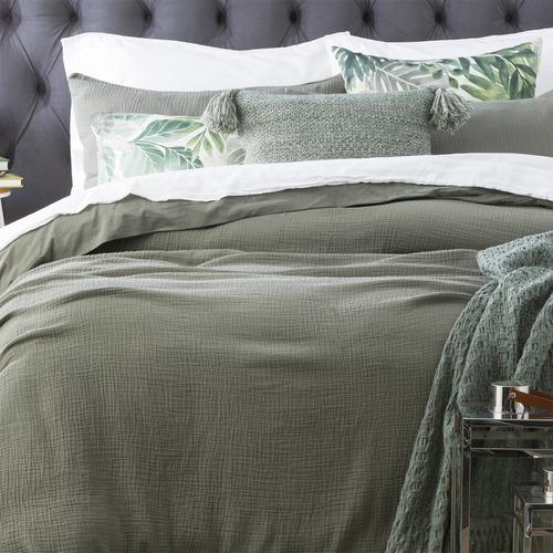 Fern Solana Cotton Quilt Cover Set