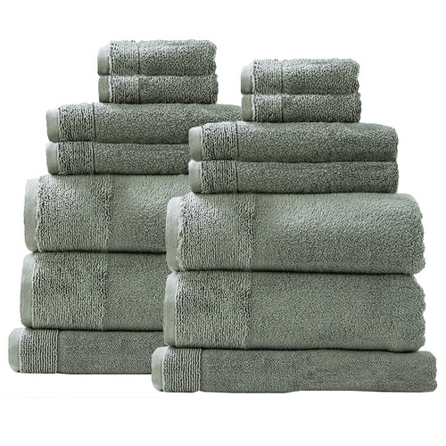 14 Piece Aireys Cotton Bathroom Towel Set