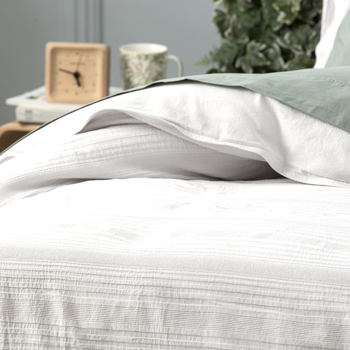 Chiswick Living Finley VintageWashed Cotton Quilt Cover Set Temple & ster